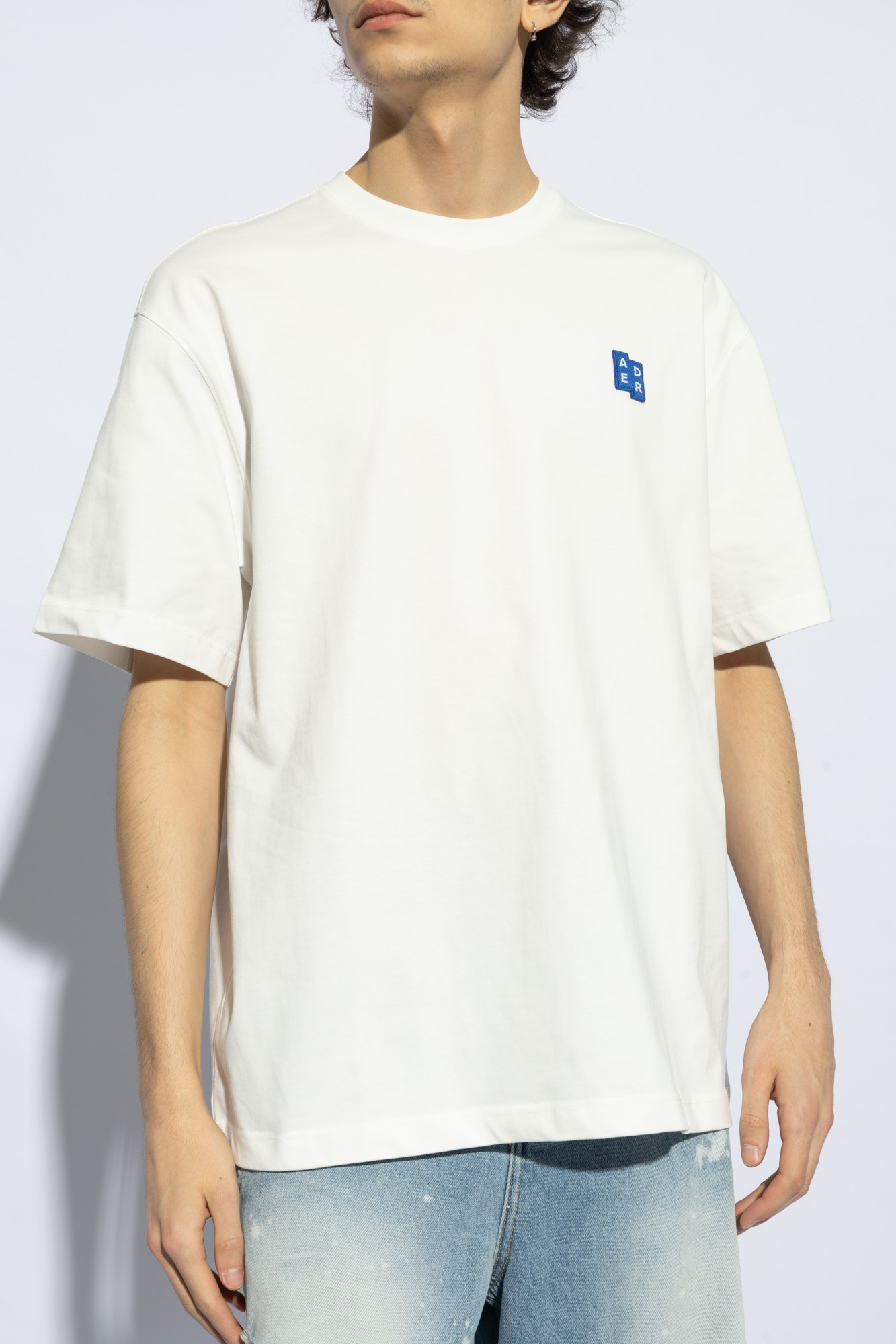 ★ADERERROR★ Foil tape logo tshirt Off white Ader Error - Foil Tape Logo T-Shirt | HBX - Globally Curated